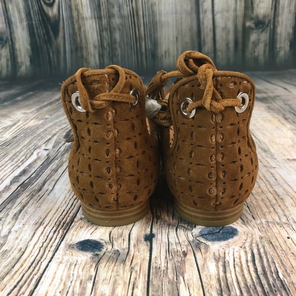 🆕 Halogen Leather Lace Up Flats Size 8.5 M - Picture 7 of 8